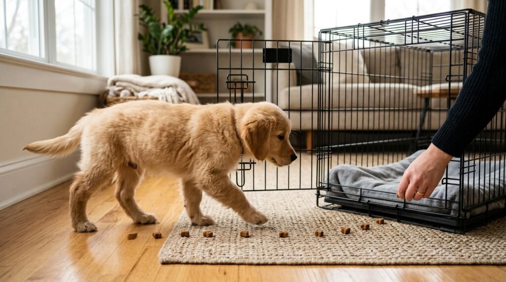 Dog Crate Training Games