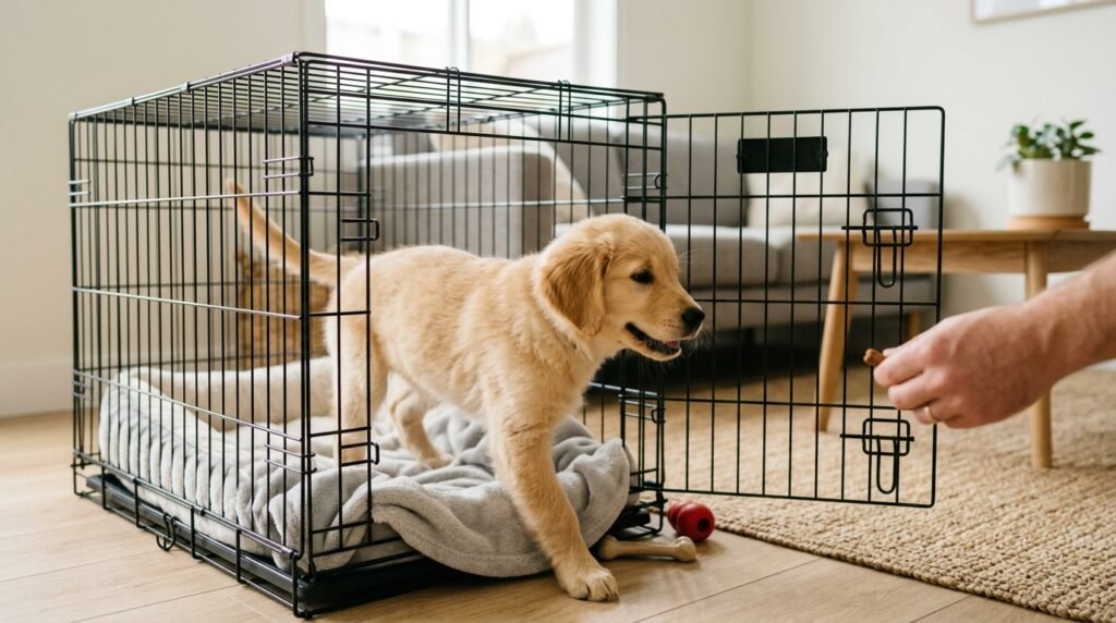 Dog Crate Training Games