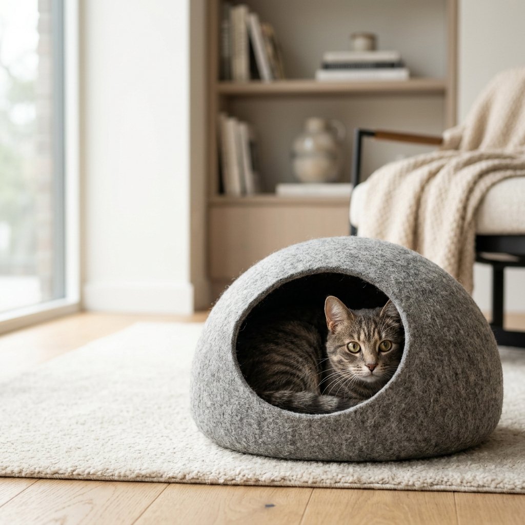 Cat Hiding Behavior