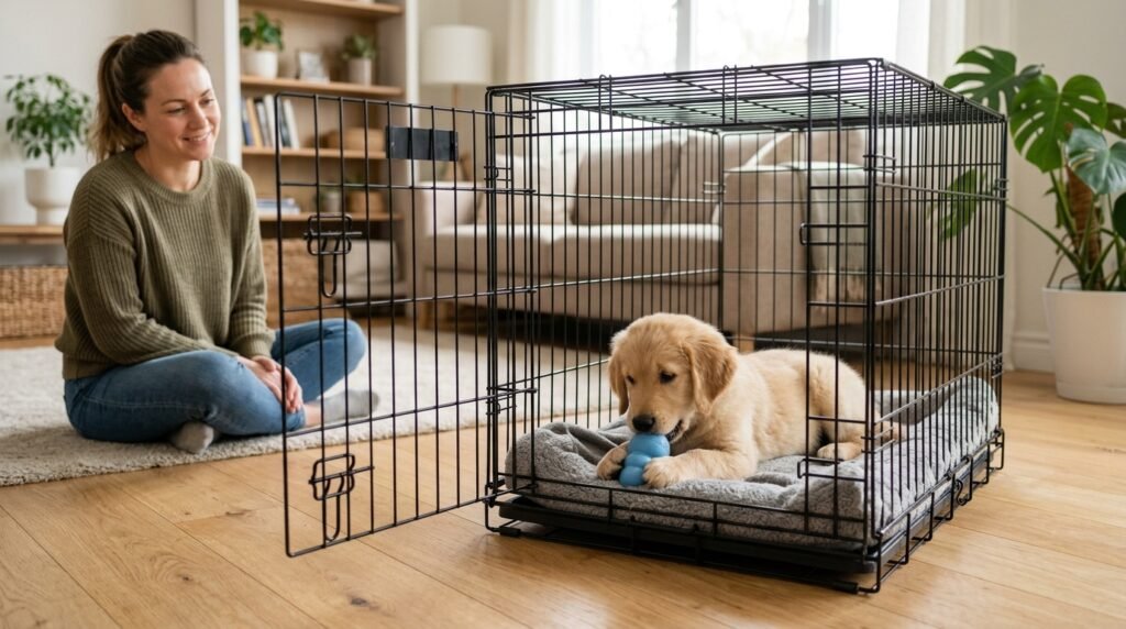 Dog Crate Training Games